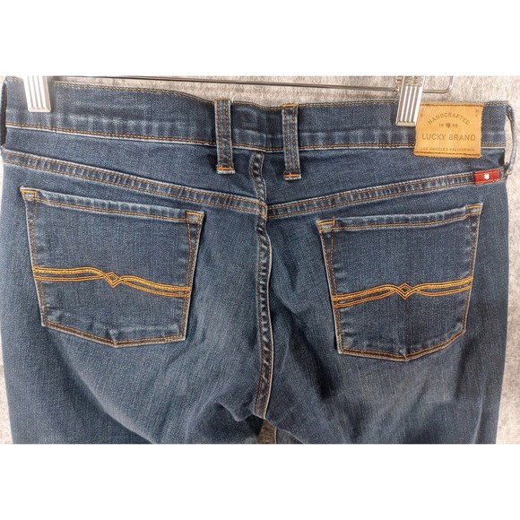 Lucky Brand Jeans Womens 6 / 28 Ankle Ava Skinny Dark Wash Blue - Picture 7 of 11